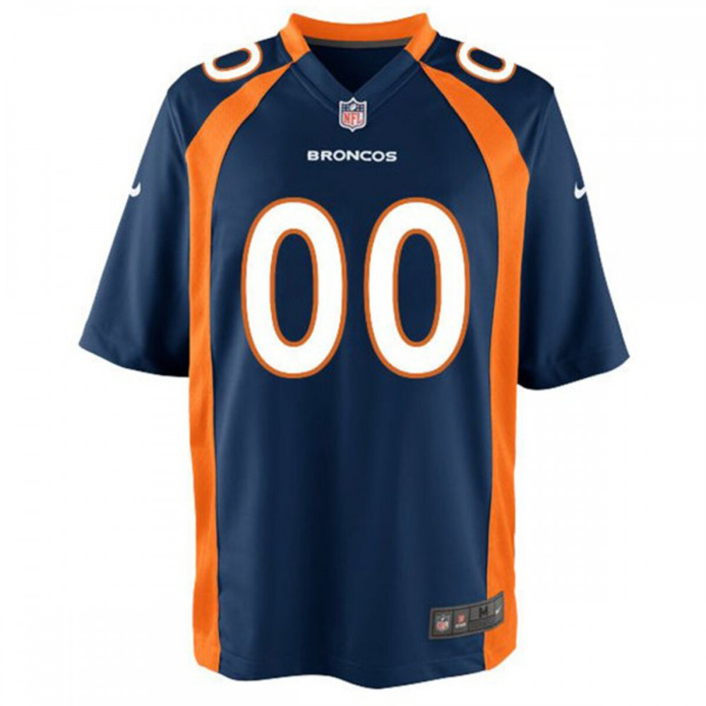 Denver Broncos Nike Youth Game Custom Jersey - Navy-GridironStore